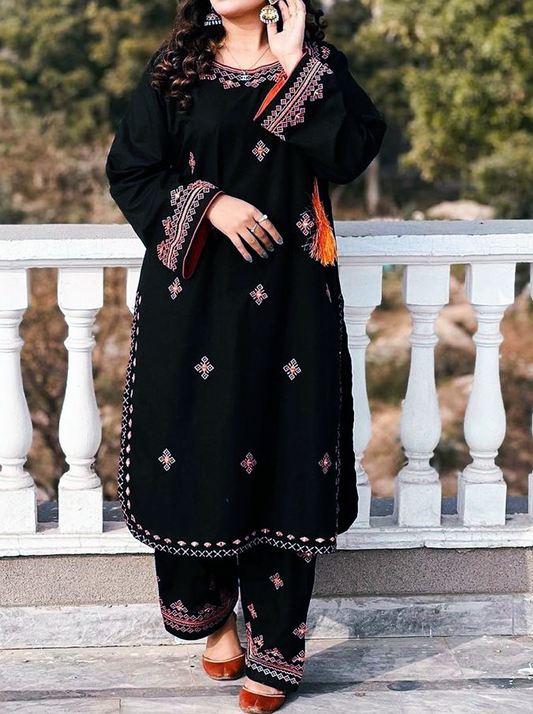 New Balochi Grace Embroidery 2Pcs