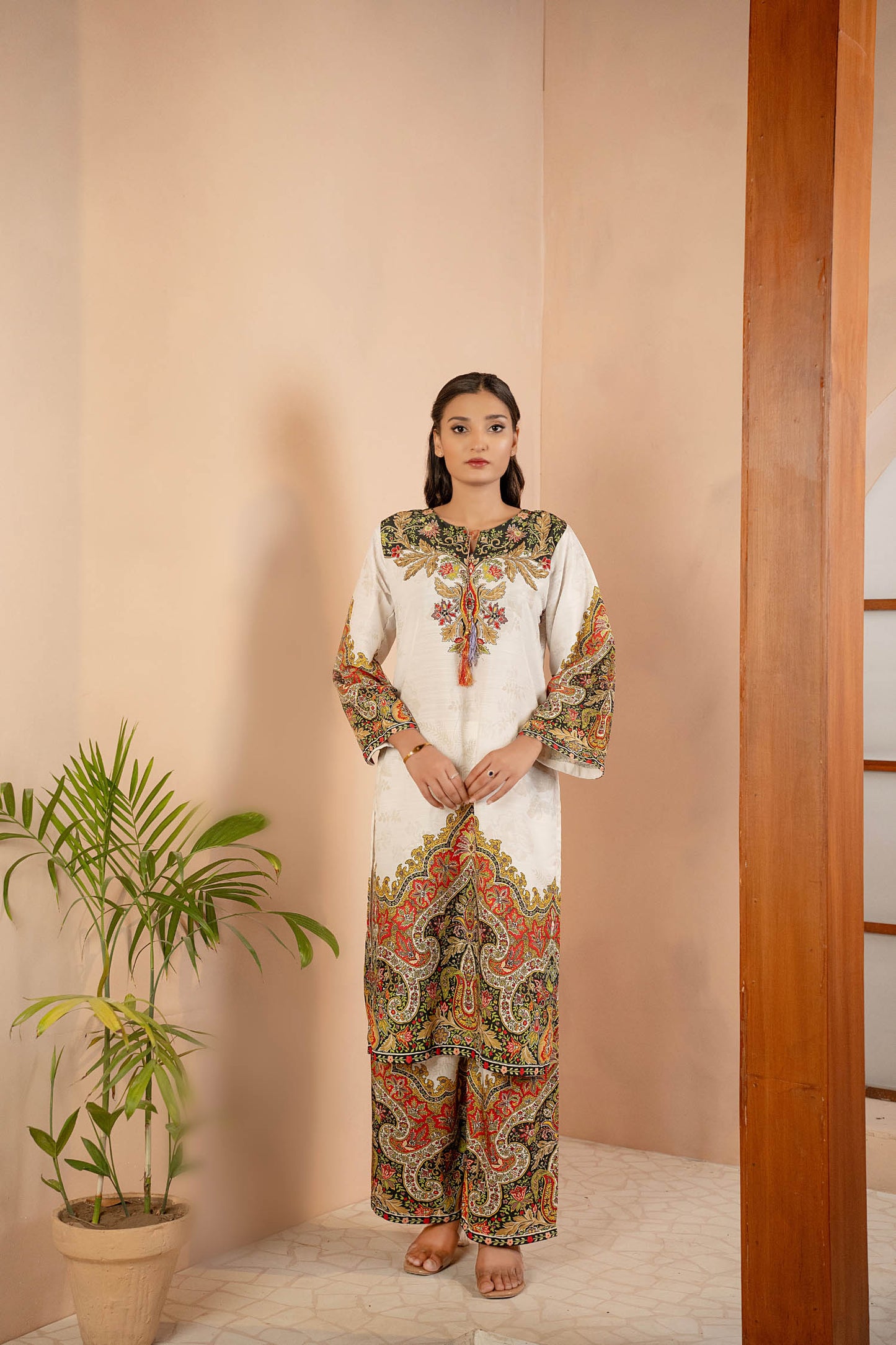 Grace – Printed Khaddar Suit