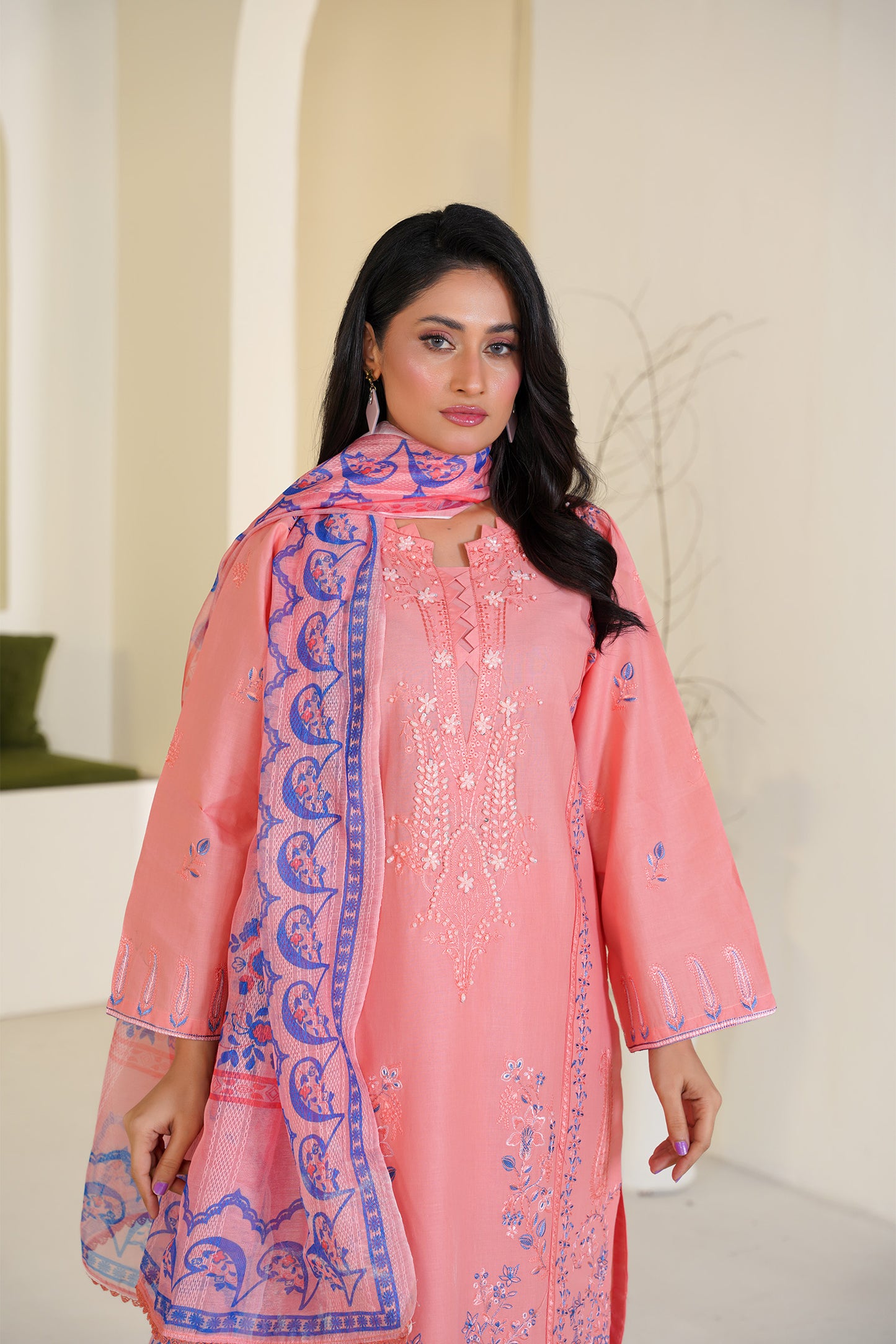 Arwá – 3‑Piece Peach Elegance