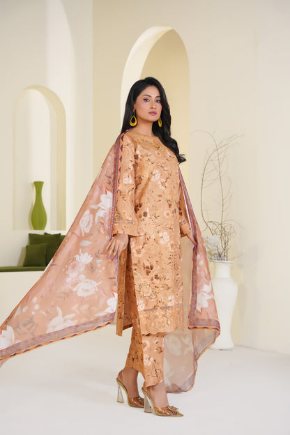 Afsheen – 3‑Piece Golden Bloom