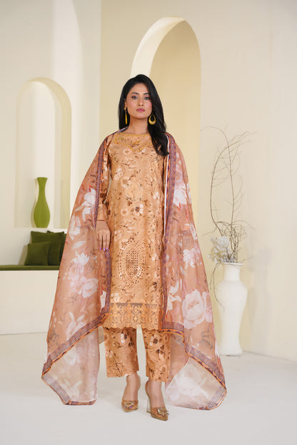 Afsheen – 3‑Piece Golden Bloom