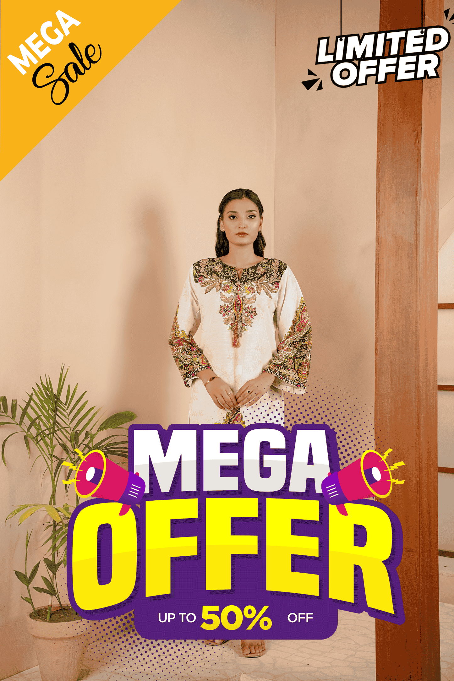 Grace – Printed Khaddar Suit