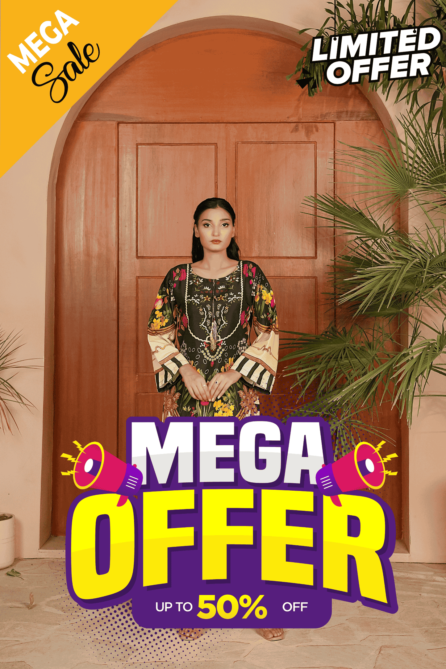 Mehrnaz – Khaddar 2-Piece