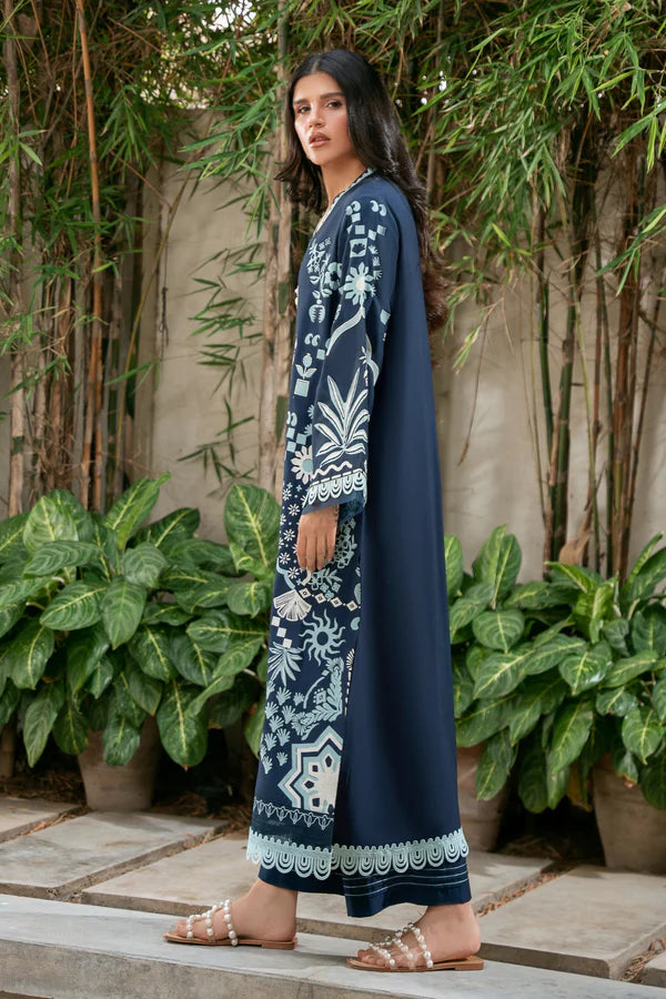 Lumina Deep Blue – Premium Khaddar Set