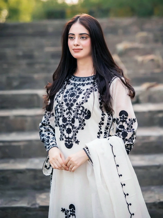 Divine Dream Organza 3-Piece Outfit