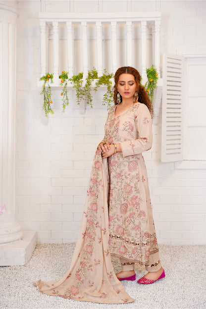 Amber – Embroidered Lawn 3 Piece