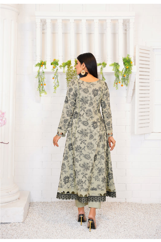 Pistachio – Embroidered Lawn 3 Piece