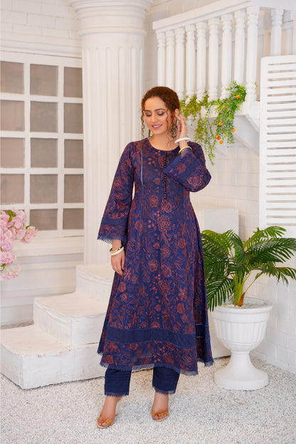 Azure – Embroidered Lawn 3 Piece