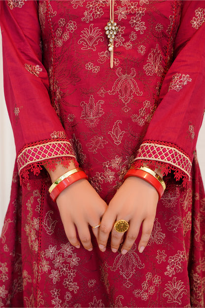 Ruby – Embroidered Lawn 3 Piece