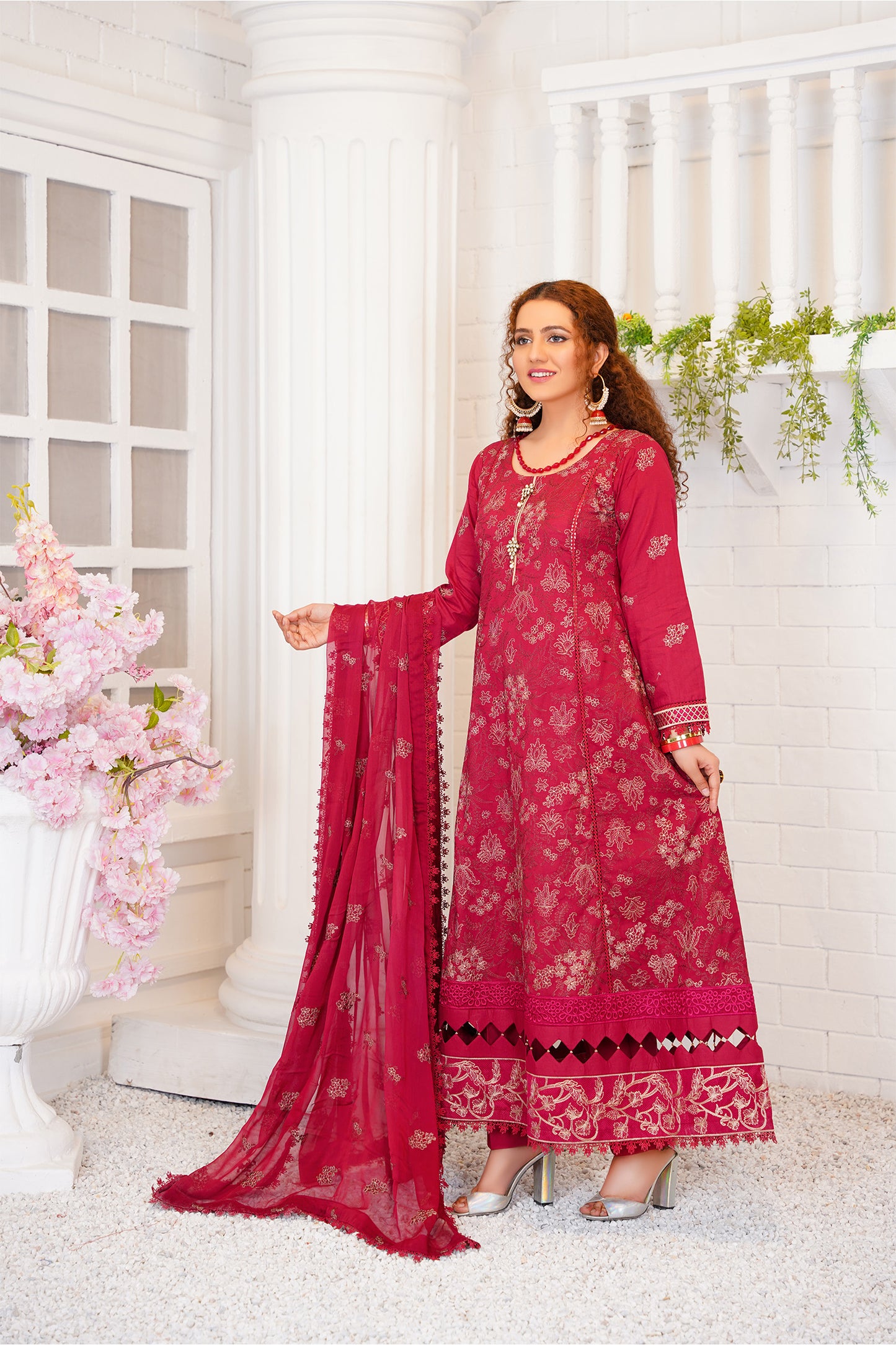 Ruby – Embroidered Lawn 3 Piece