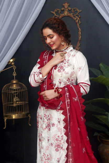 Crimson – Embroidered Lawn 3 Piece