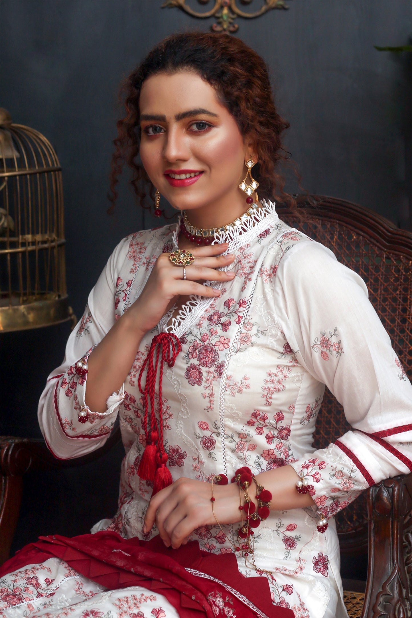 Crimson – Embroidered Lawn 3 Piece