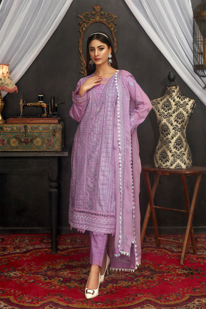 Orchid Mist – Embroidered Lawn 3 Piece