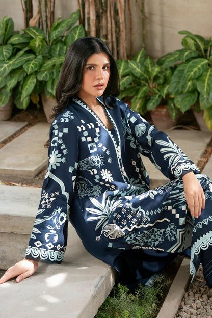 Lumina Deep Blue – Premium Khaddar Set